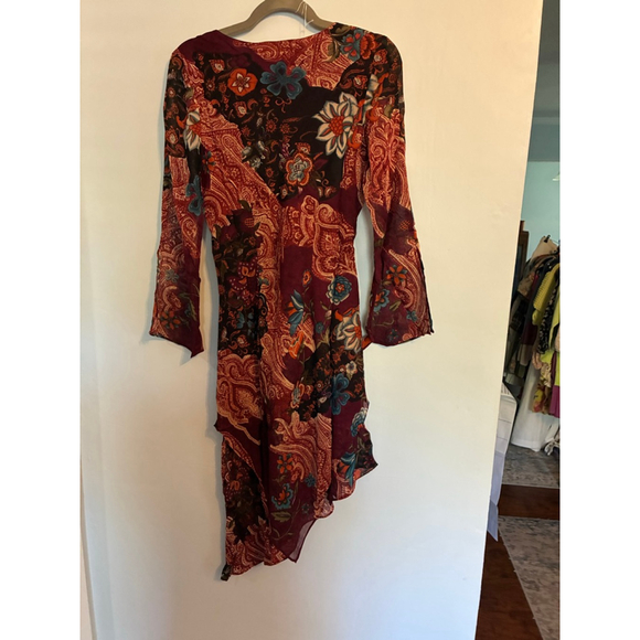 0167 NWT Chaudry kc bohemian style dress. Size Small - Picture 9 of 13